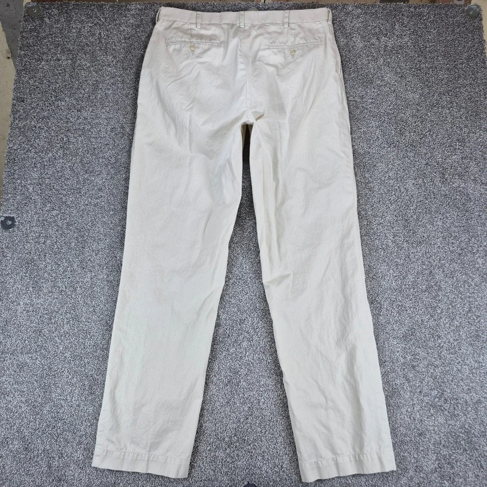 Polo Ralph Lauren Chino‎ Pants Mens 36x34 Beige Tan 100% Cotton Straight Leg
